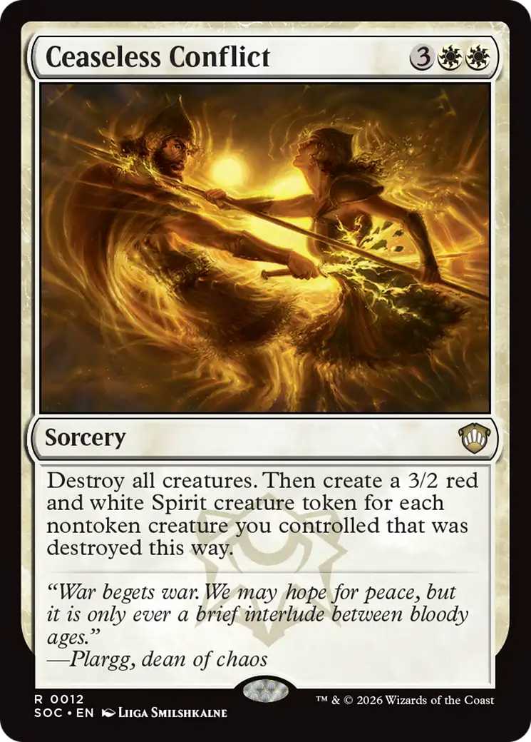 Ceaseless Conflict [Secrets of Strixhaven Commander] | Clutch Gaming