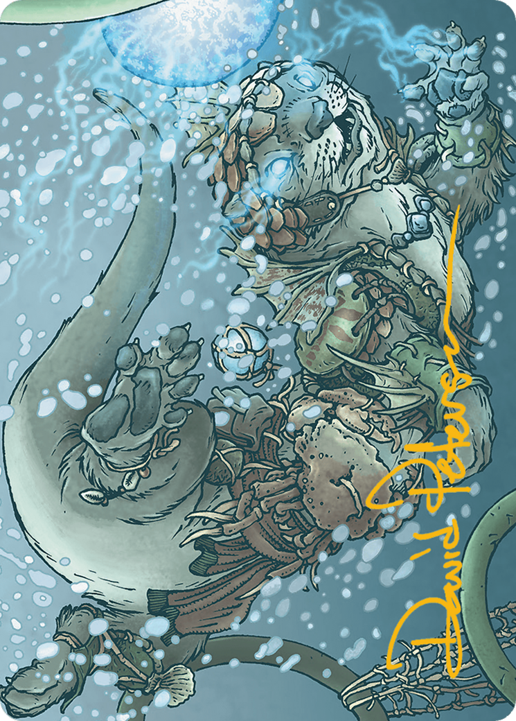 Kitsa, Otterball Elite Art Card (Gold-Stamped Signature) [Bloomburrow Art Series] | Clutch Gaming