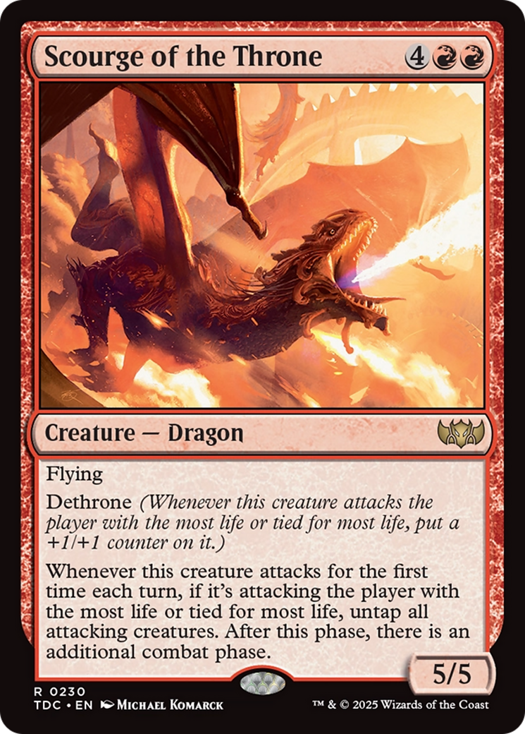 Scourge of the Throne [Tarkir: Dragonstorm Commander] | Clutch Gaming