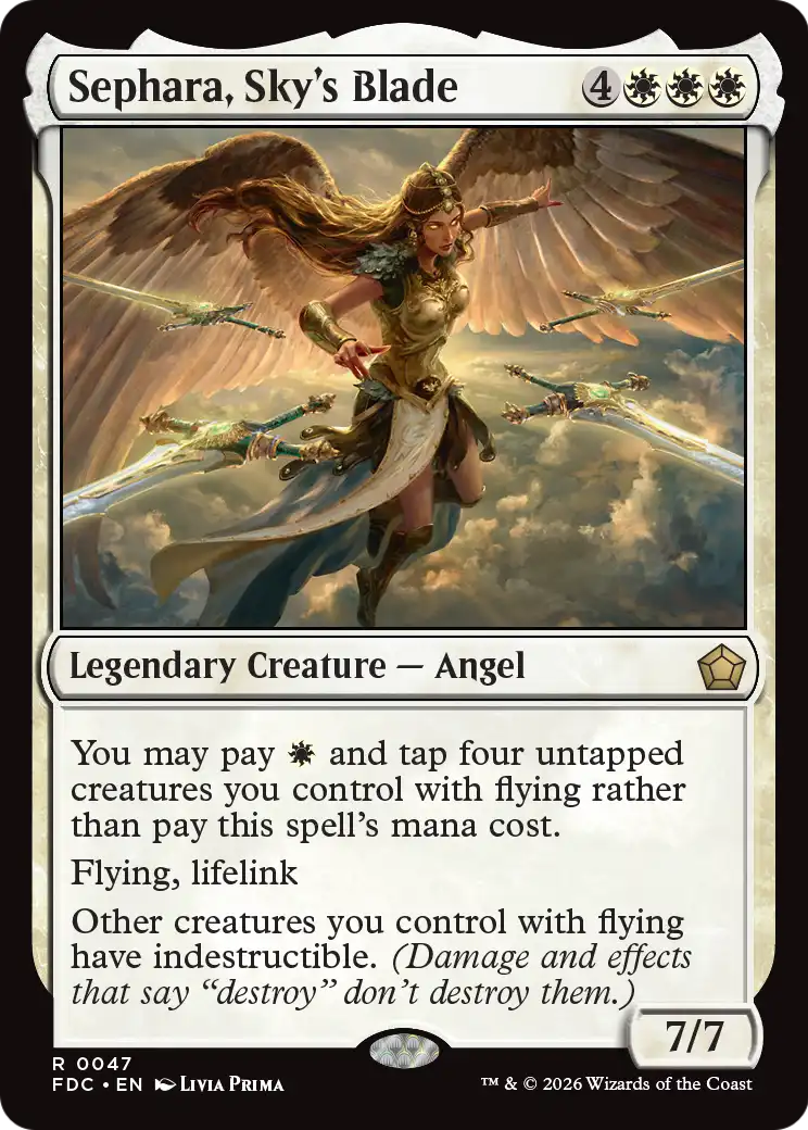 Sephara, Sky's Blade [Foundations Commander] | Clutch Gaming