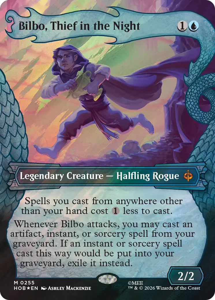 Bilbo, Thief in the Night (Showcase) (Surge Foil) [The Hobbit] | Clutch Gaming