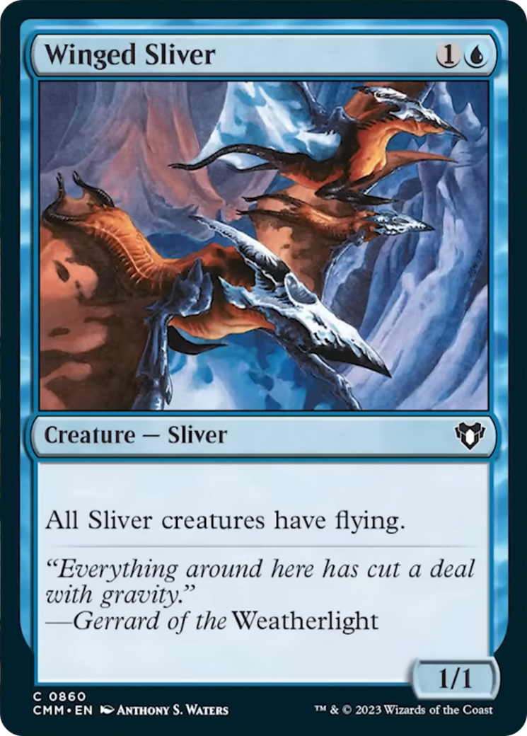 Winged Sliver [Commander Masters] | Clutch Gaming