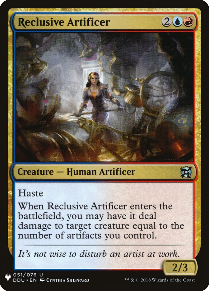 Reclusive Artificer [Mystery Booster] | Clutch Gaming