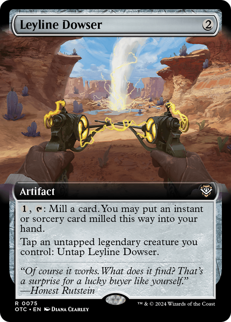 Leyline Dowser (Extended Art) [Outlaws of Thunder Junction Commander] | Clutch Gaming