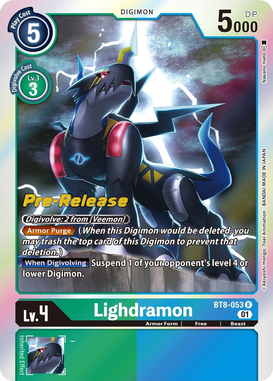 Lighdramon [BT8-053] [New Awakening Pre-Release Cards] | Clutch Gaming