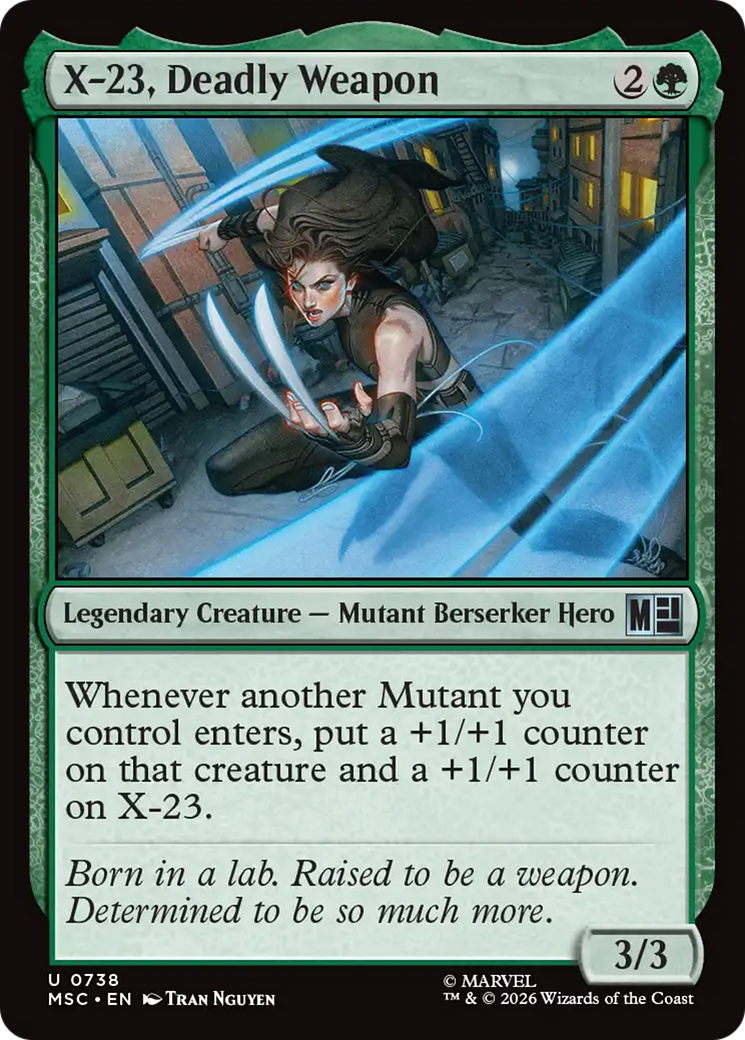 X-23, Deadly Weapon [Marvel Super Heroes Commander] | Clutch Gaming