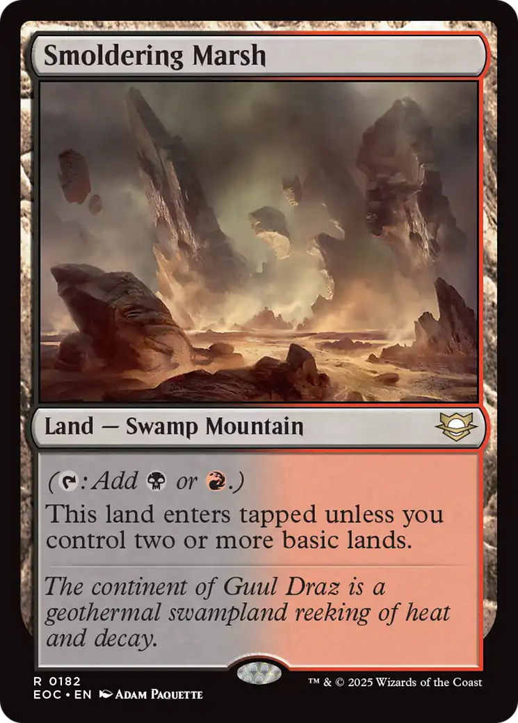 Smoldering Marsh [Edge of Eternities Commander] | Clutch Gaming