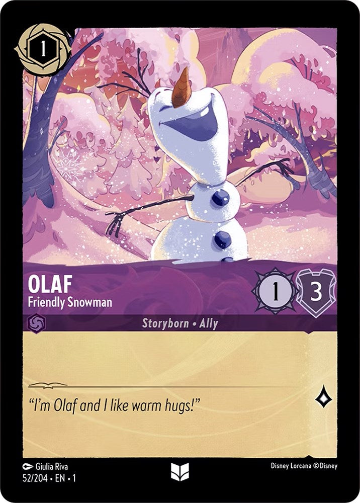 Olaf - Friendly Snowman (52/204) [The First Chapter] | Clutch Gaming