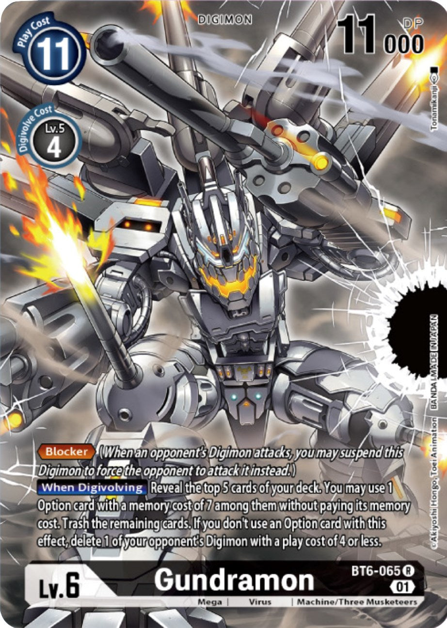 Gundramon [BT6-065] (Digimon Card Game Deck Box Set) [Double Diamond Promos] | Clutch Gaming