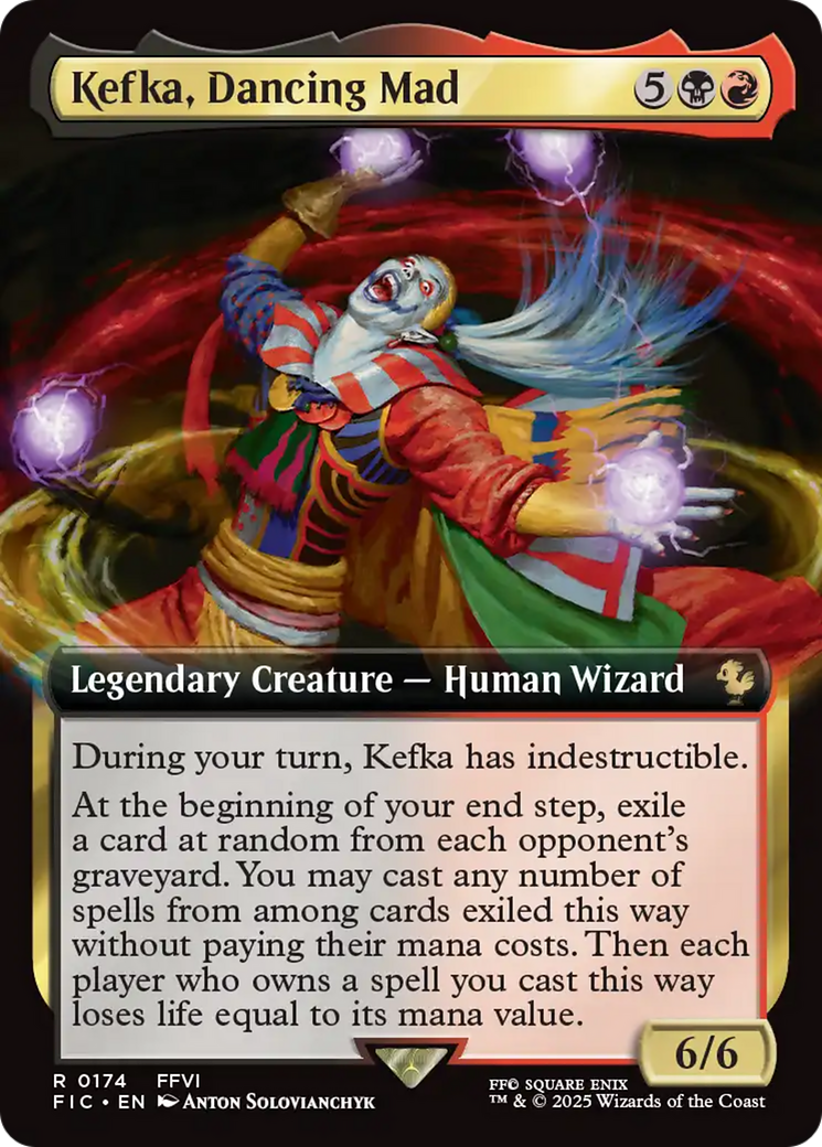 Kefka, Dancing Mad (Extended Art) [FINAL FANTASY Commander] | Clutch Gaming