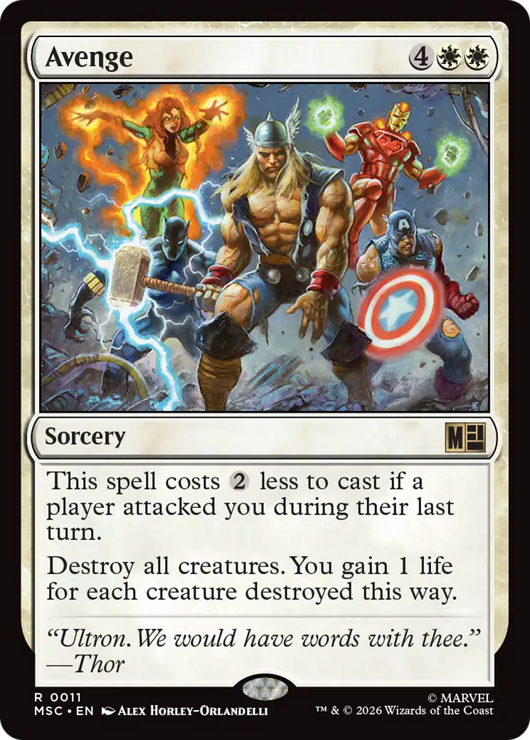 Avenge [Marvel Super Heroes Commander] | Clutch Gaming
