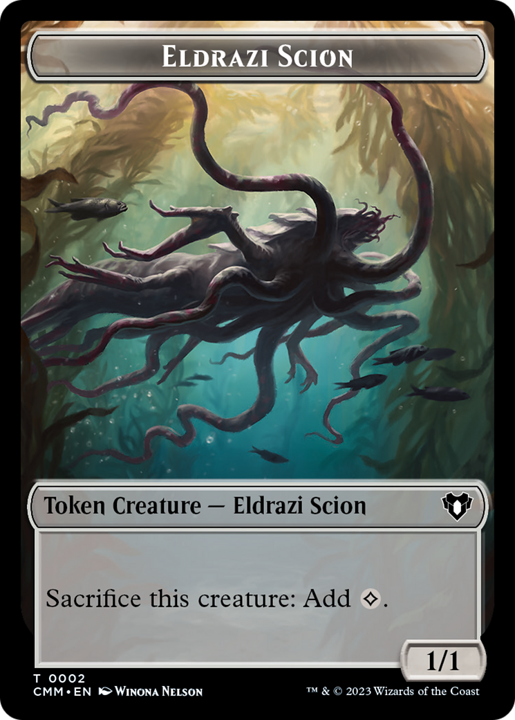 Eldrazi Scion // Drake Double-Sided Token [Commander Masters Tokens] | Clutch Gaming