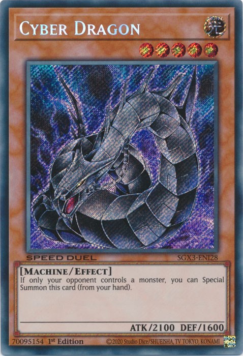 Cyber Dragon [SGX3-ENI28] Secret Rare | Clutch Gaming