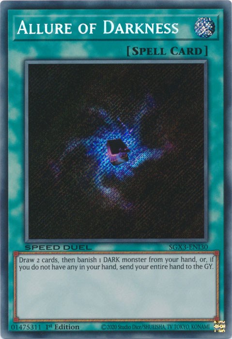 Allure of Darkness [SGX3-ENI30] Secret Rare | Clutch Gaming