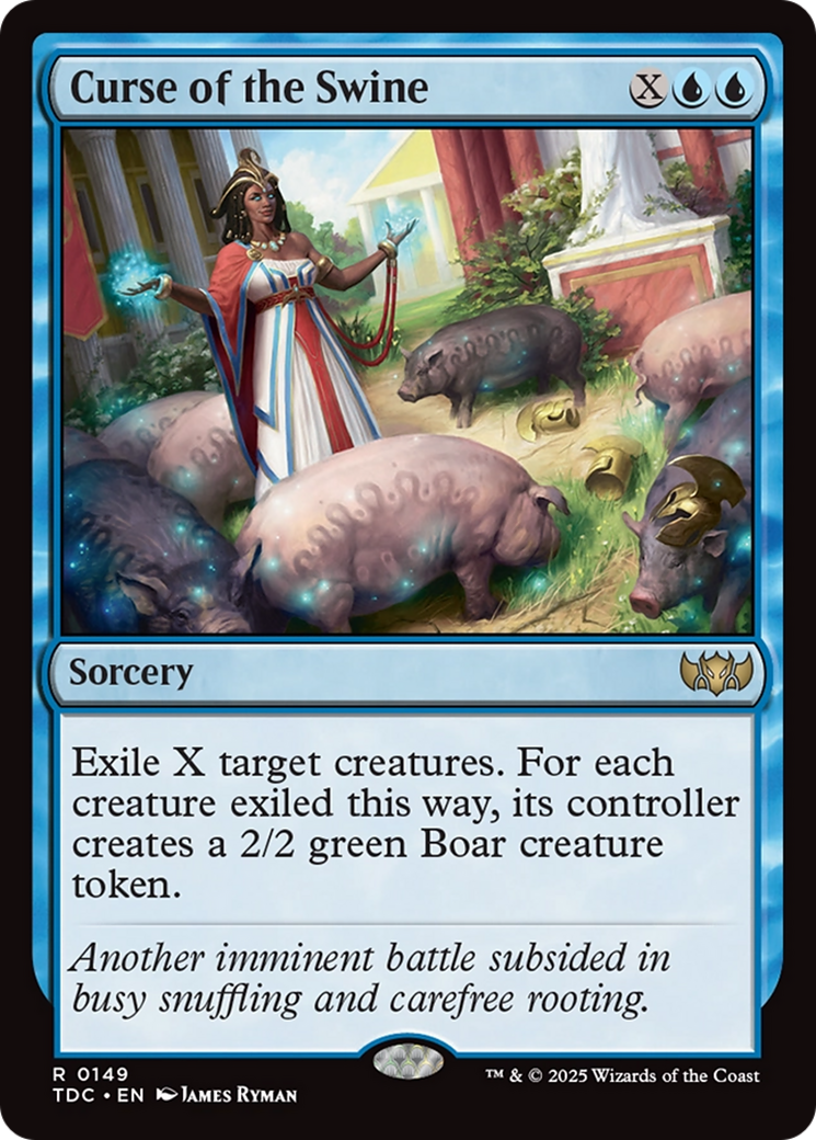 Curse of the Swine [Tarkir: Dragonstorm Commander] | Clutch Gaming
