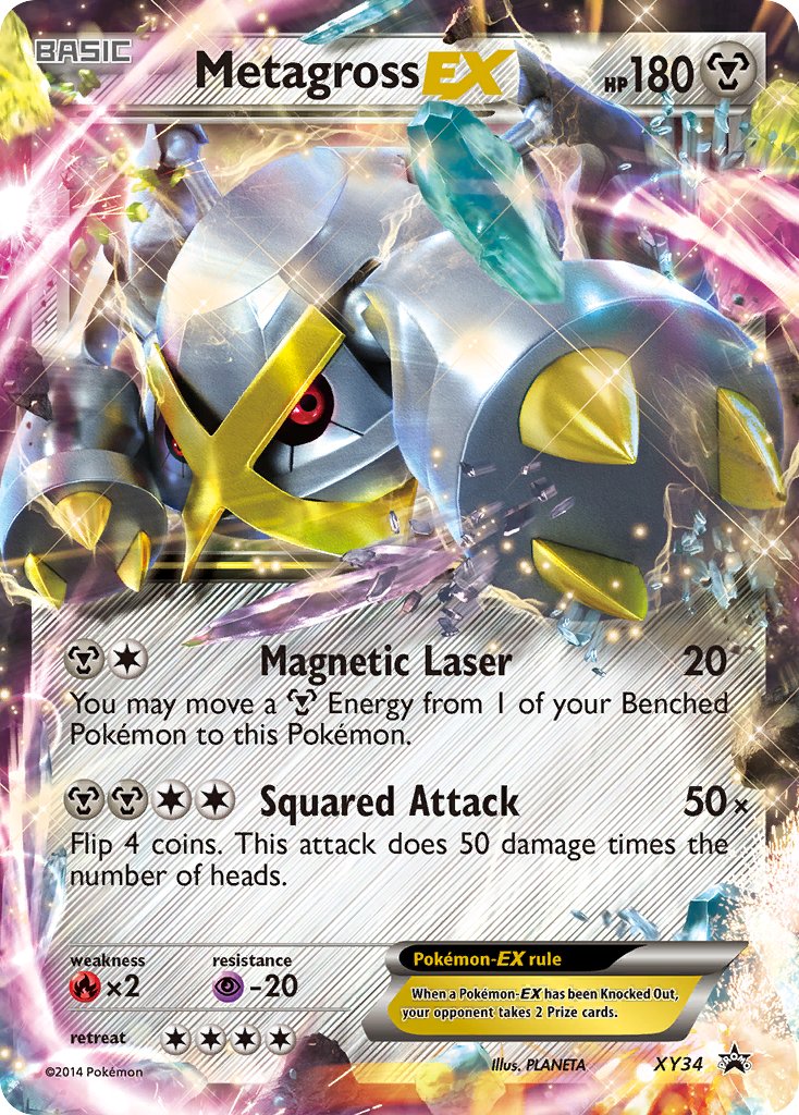 Metagross EX (XY34) [XY: Black Star Promos] | Clutch Gaming