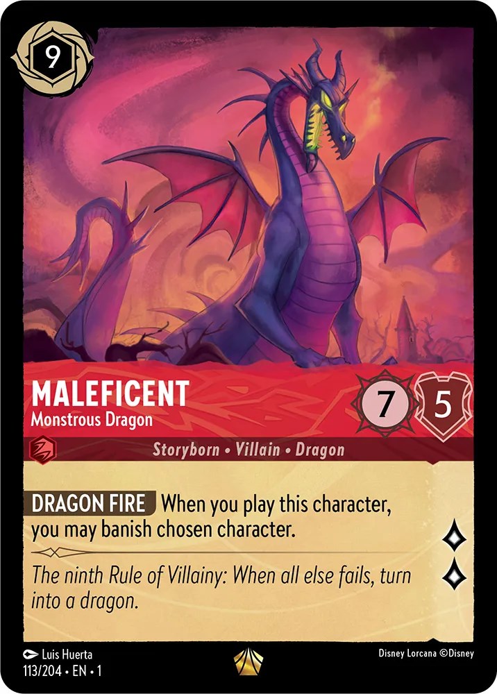 Maleficent - Monstrous Dragon (113/204) [The First Chapter] | Clutch Gaming
