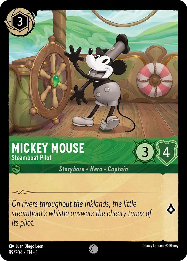 Mickey Mouse - Steamboat Pilot (89/204) [The First Chapter] | Clutch Gaming