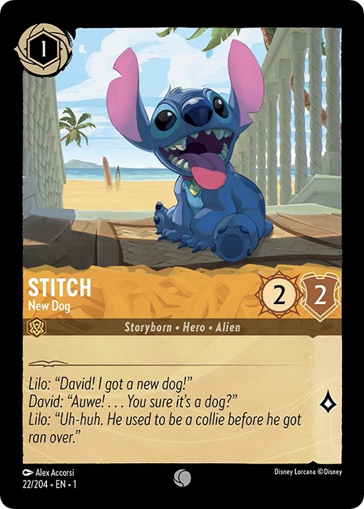 Stitch - New Dog (22/204) [The First Chapter] | Clutch Gaming