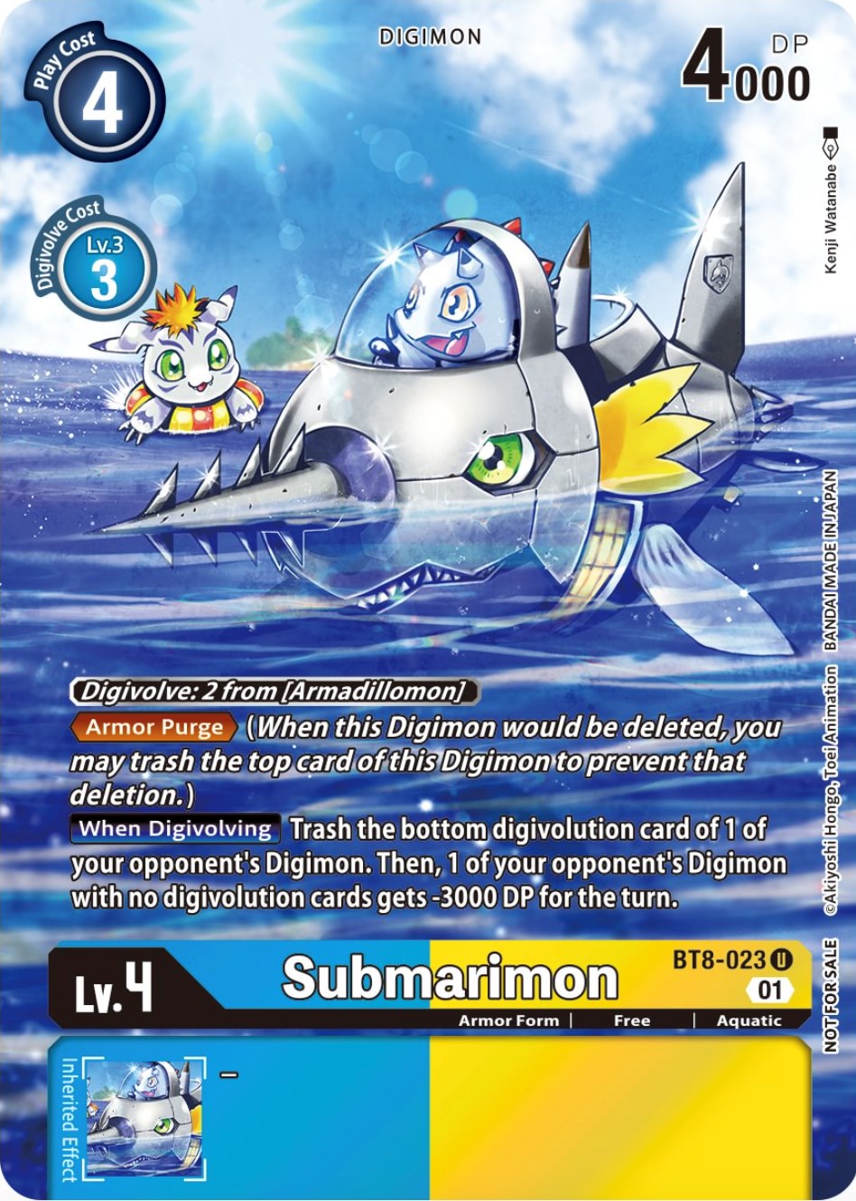 Submarimon [BT8-023] (Official Tournament Pack Vol.9) [New Awakening Promos] | Clutch Gaming