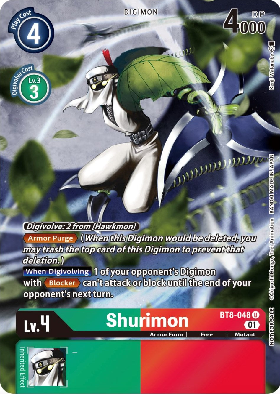 Shurimon [BT8-048] (Official Tournament Pack Vol.9) [New Awakening Promos] | Clutch Gaming