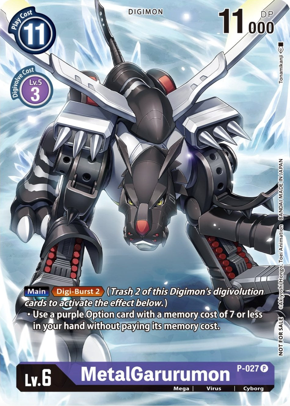 MetalGarurumon [P-027] (Winner Pack Across Time) [Promotional Cards] | Clutch Gaming