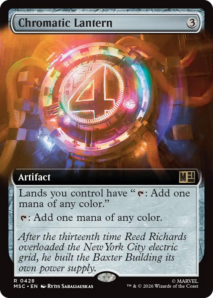 Chromatic Lantern (Extended Art) [Marvel Super Heroes Commander] | Clutch Gaming