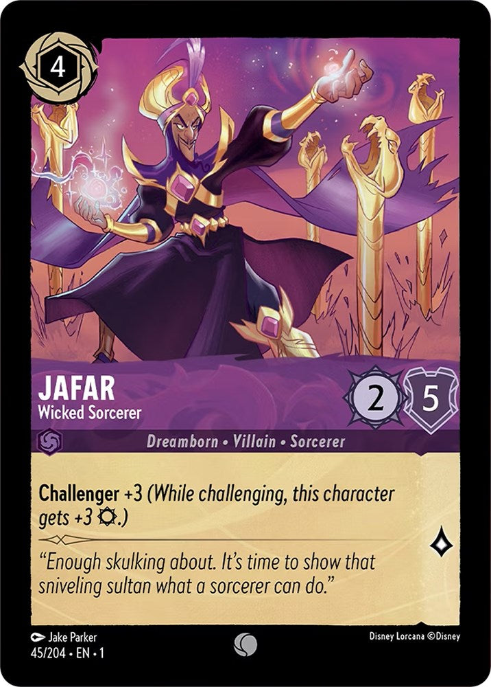 Jafar - Wicked Sorcerer (45/204) [The First Chapter] | Clutch Gaming