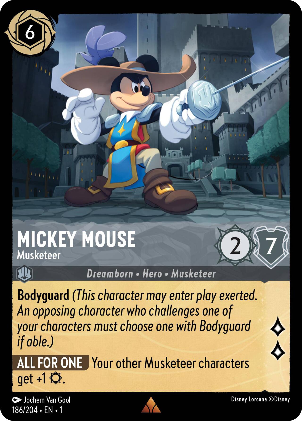 Mickey Mouse - Musketeer (186/204) [The First Chapter] | Clutch Gaming