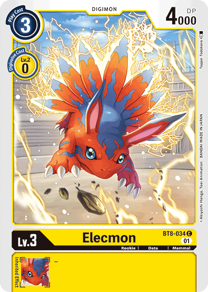 Elecmon [BT8-034] [New Awakening] | Clutch Gaming