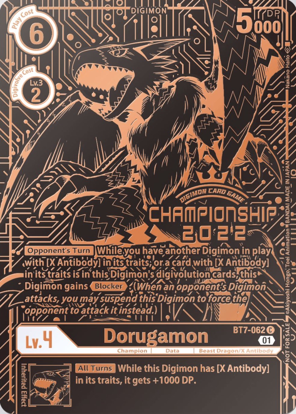 Dorugamon [BT7-062] (2022 Championship Finals 3rd Place) [Next Adventure Promos] | Clutch Gaming