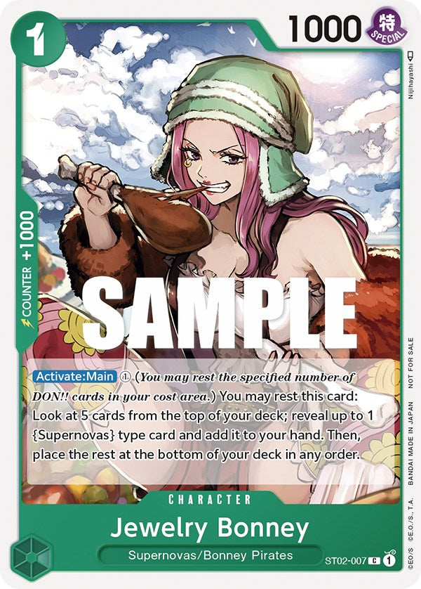 Jewelry Bonney (Tournament Pack Vol. 3) [Participant] [One Piece Promotion Cards] | Clutch Gaming