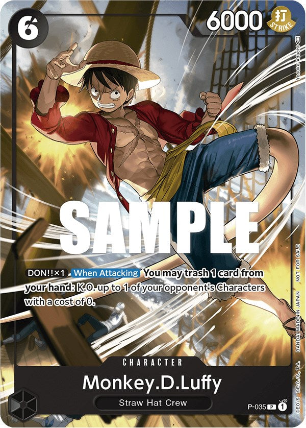 Monkey.D.Luffy (Pirates Party Vol. 3) [One Piece Promotion Cards] | Clutch Gaming
