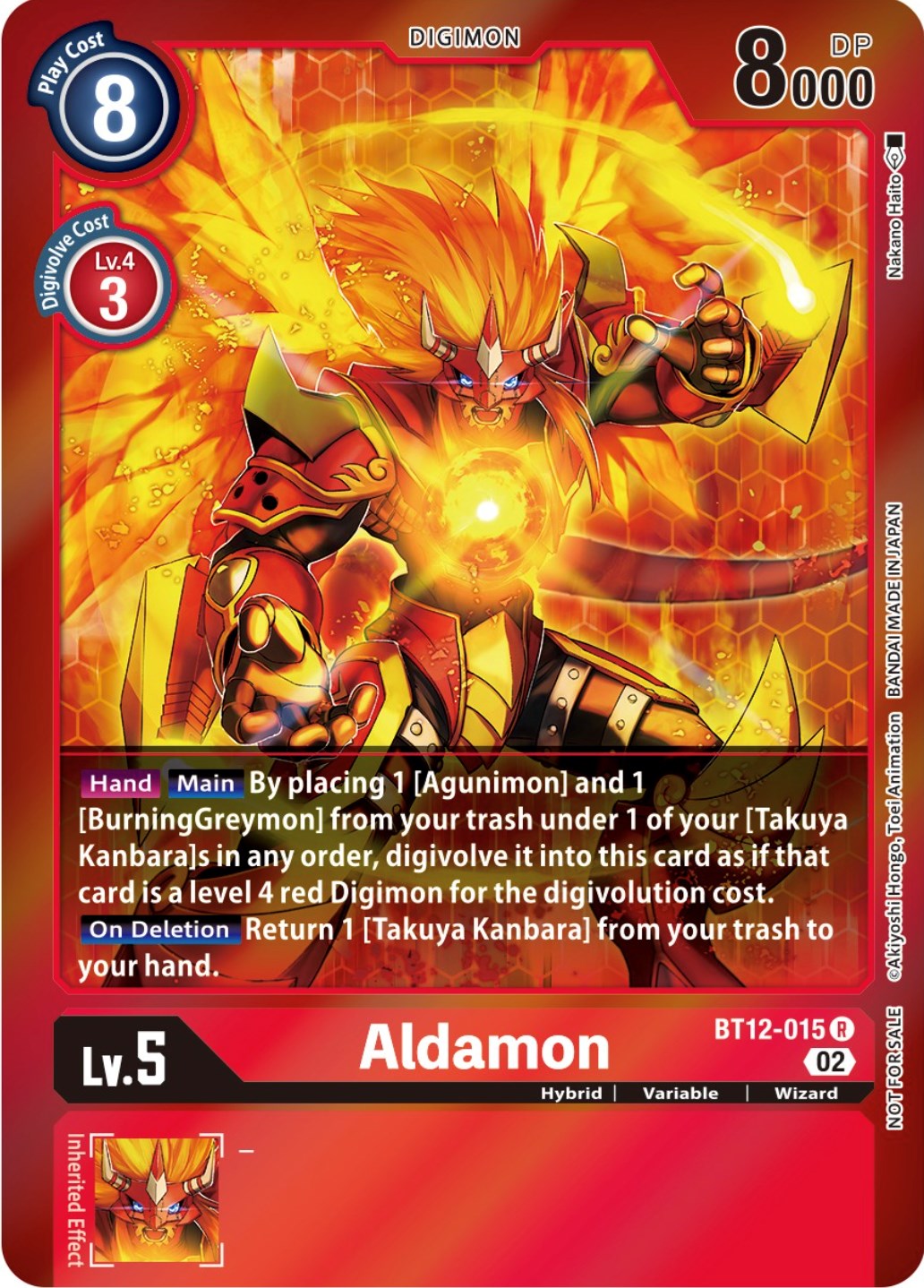 Aldamon [BT12-015] (Tamer Party -Special-) [Across Time Promos] | Clutch Gaming