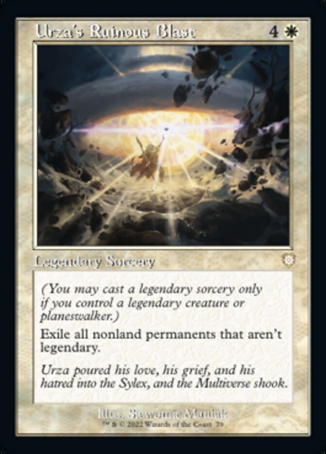 Urza's Ruinous Blast (Retro) [The Brothers' War Commander] | Clutch Gaming