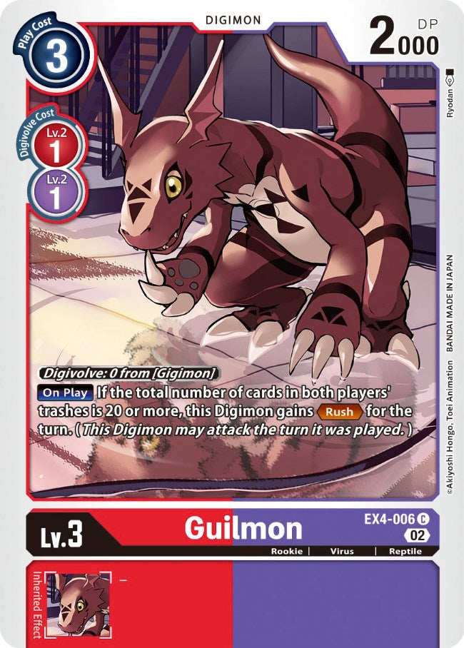 Guilmon [EX4-006] [Alternative Being Booster] | Clutch Gaming