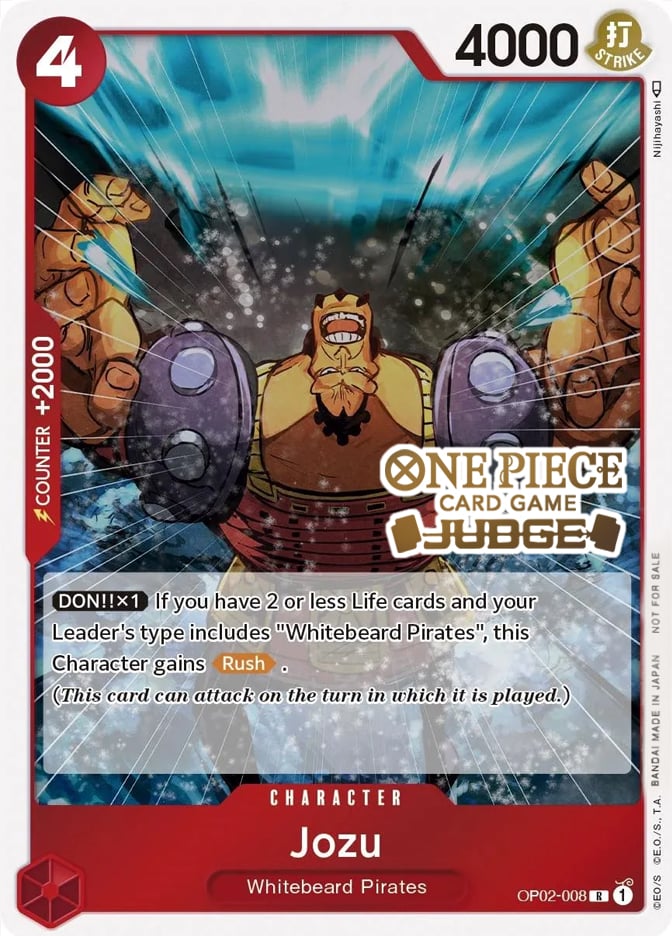 Jozu (Judge) [One Piece Promotion Cards] | Clutch Gaming