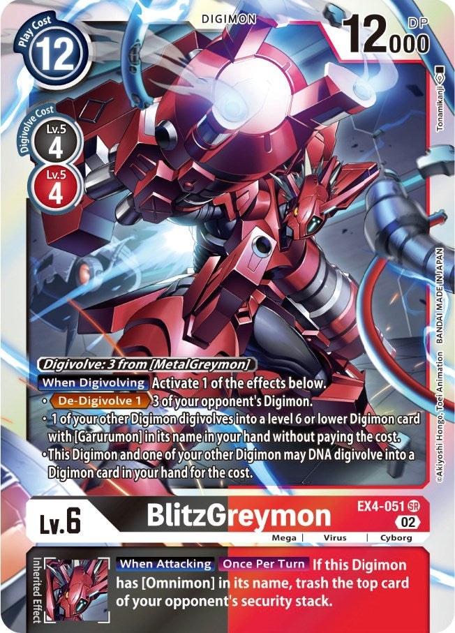 BlitzGreymon [EX4-051] [Alternative Being Booster] | Clutch Gaming