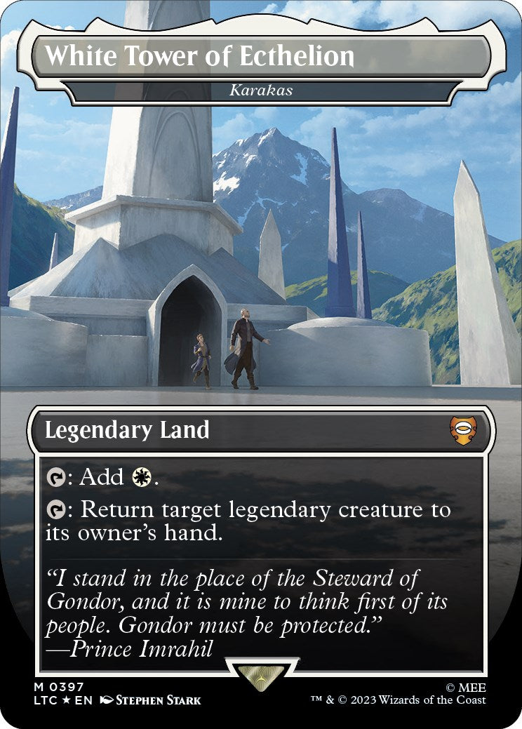 White Tower of Ecthelion - Karakas (Surge Foil Realms and Relics) [The Lord of the Rings: Tales of Middle-Earth Commander] | Clutch Gaming