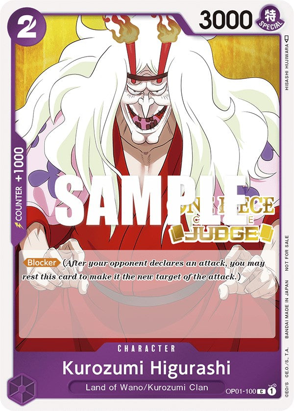 Kurozumi Higurashi (Judge) [One Piece Promotion Cards] | Clutch Gaming