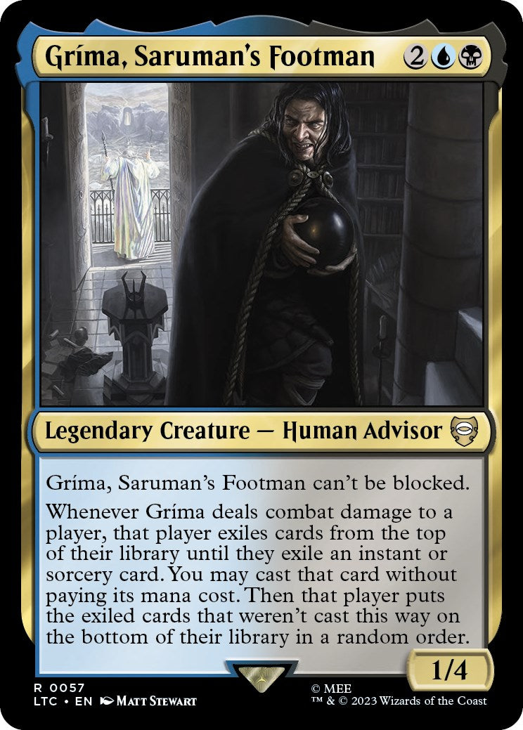 Grima, Saruman's Footman [The Lord of the Rings: Tales of Middle-Earth Commander] | Clutch Gaming