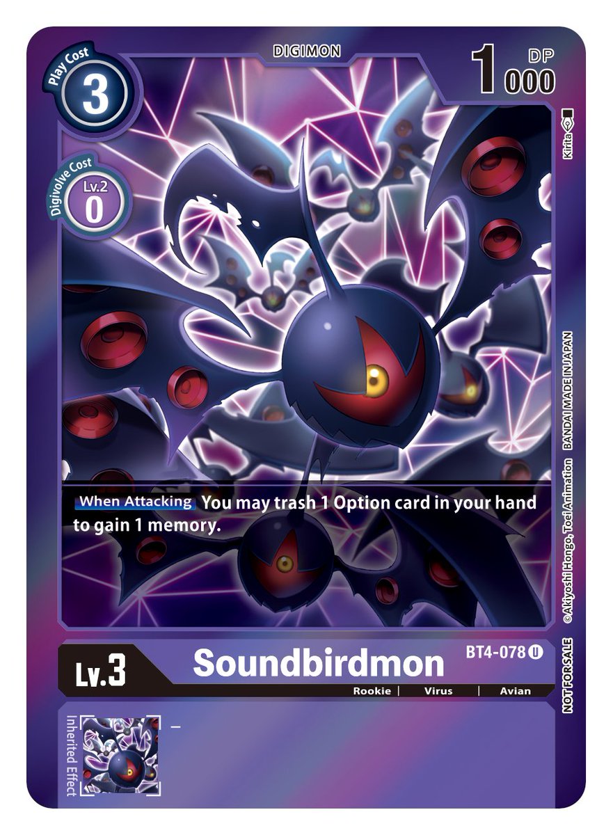 Soundbirdmon [BT4-078] (Event Pack 2) [Great Legend] | Clutch Gaming