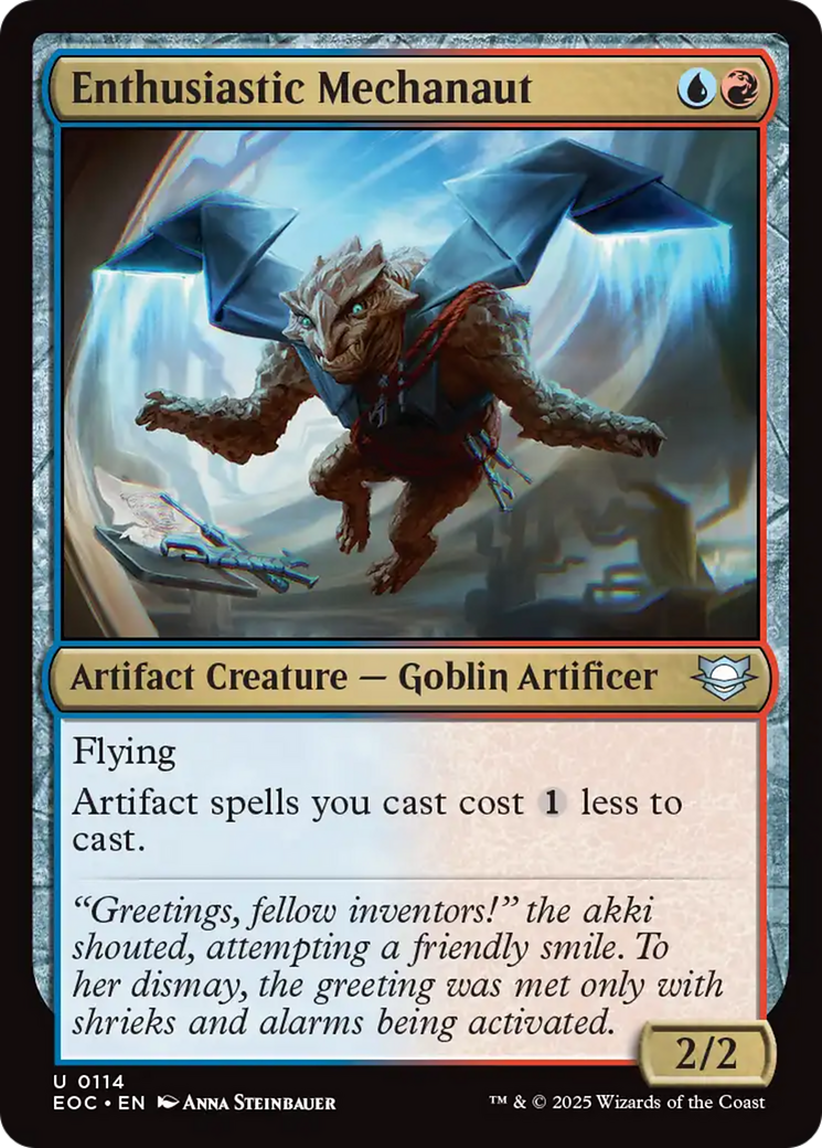 Enthusiastic Mechanaut [Edge of Eternities Commander] | Clutch Gaming