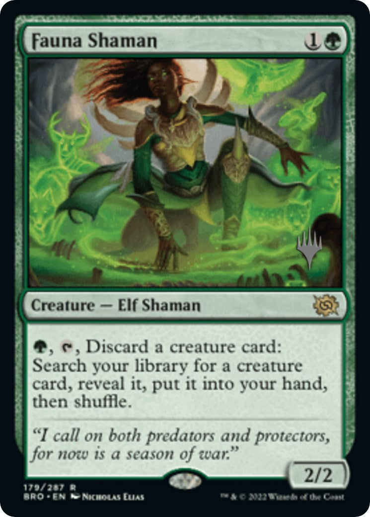 Fauna Shaman (Promo Pack) [The Brothers' War Promos] | Clutch Gaming