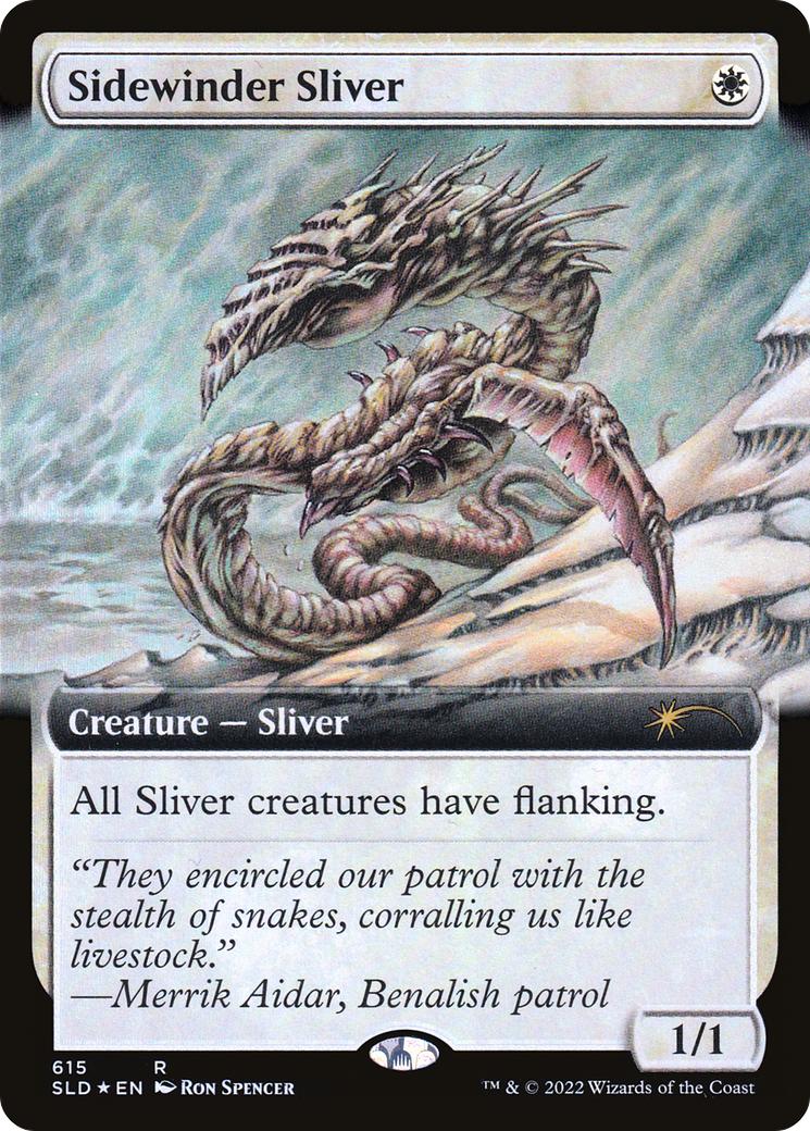 Sidewinder Sliver (Extended Art) [Secret Lair Drop Promos] | Clutch Gaming