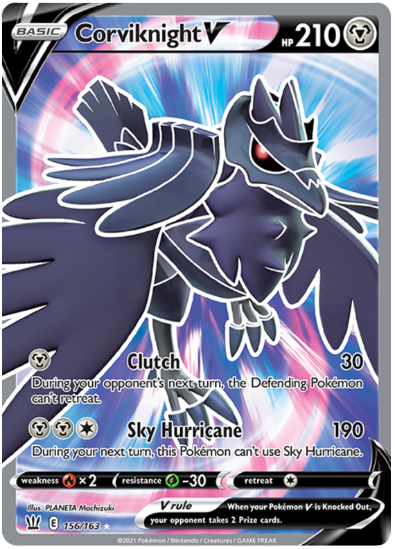 Corviknight V (156/163) [Sword & Shield: Battle Styles] | Clutch Gaming