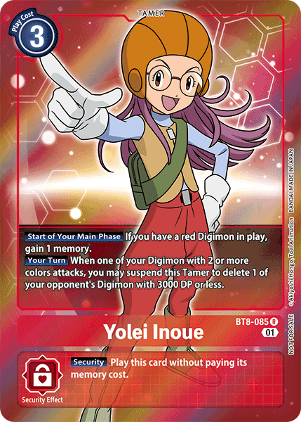 Yolei Inoue [BT8-085] (Alternative Art - Box Topper) [New Awakening] | Clutch Gaming