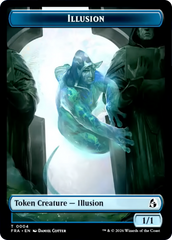 Illusion // Jace Double-Sided Token [Reality Fracture Tokens] | Clutch Gaming