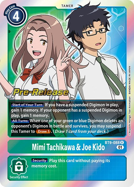 Mimi Tachikawa & Joe Kido [BT9-088] [X Record Pre-Release Promos] | Clutch Gaming