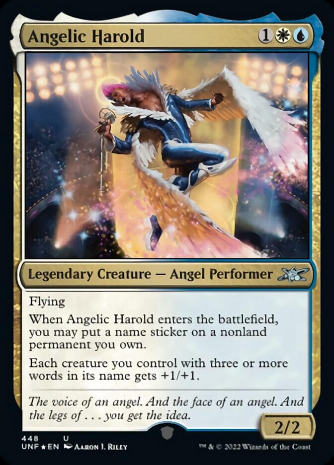 Angelic Harold (Galaxy Foil) [Unfinity] | Clutch Gaming